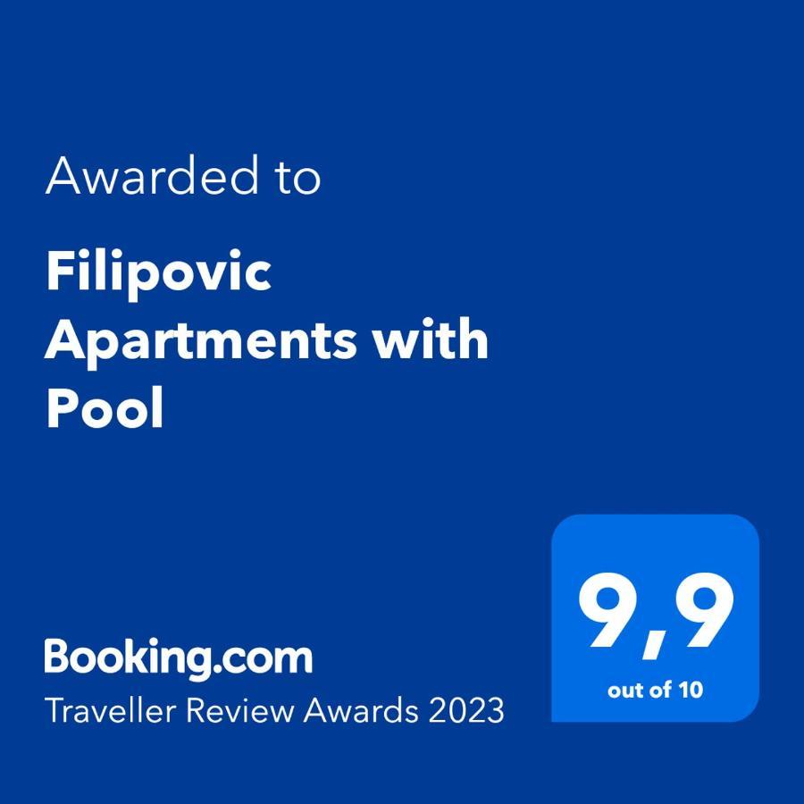 Filipovic Apartments With Pool Биоград-на-Мору Экстерьер фото